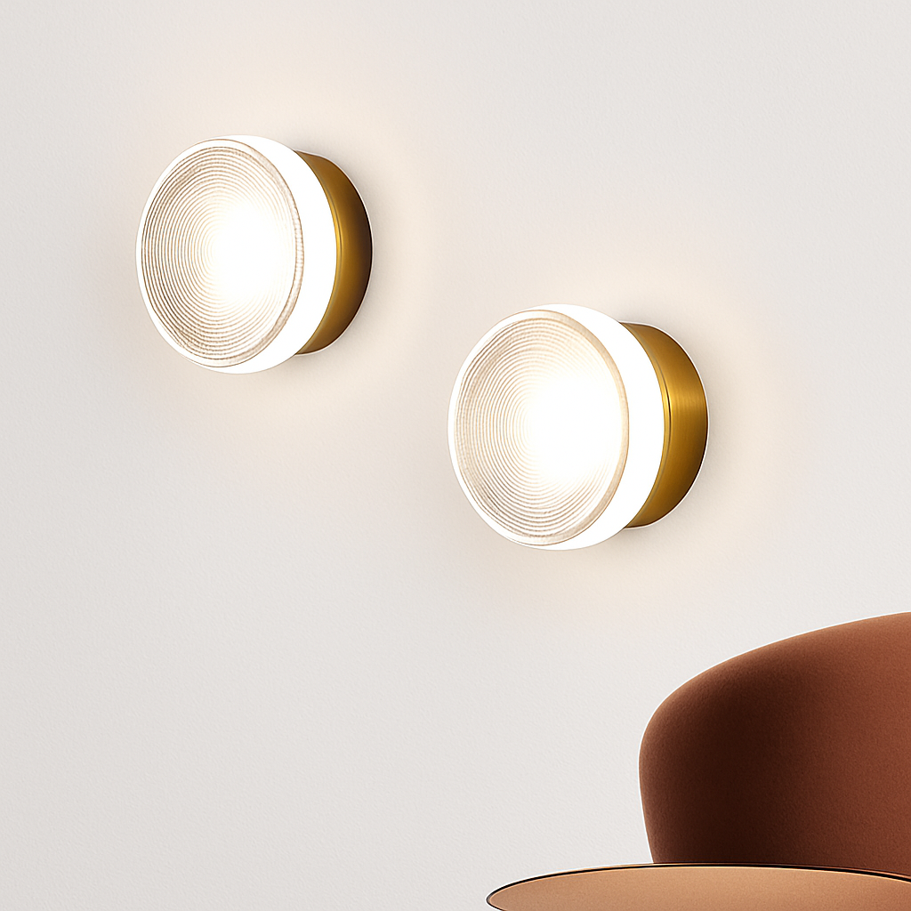 Moderne runde Wandlampe LED Glas Wandleuchte Wohnzimmer Flur Korridor Schlafzimmer Badezimmer Wohnkultur Innenbeleuchtung
