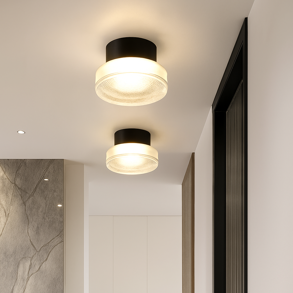Moderne runde Wandlampe LED Glas Wandleuchte Wohnzimmer Flur Korridor Schlafzimmer Badezimmer Wohnkultur Innenbeleuchtung