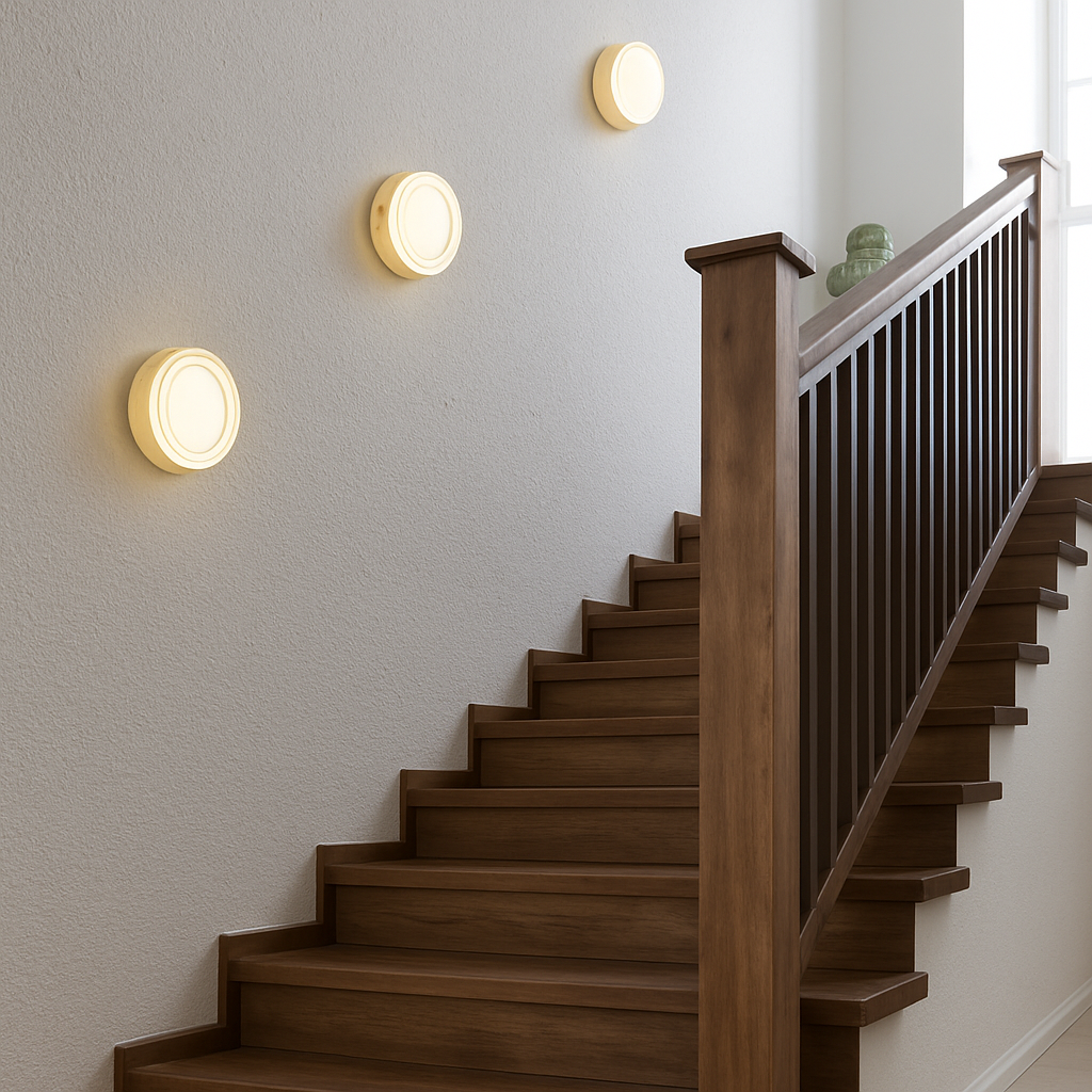 Moderne runde Wandlampe LED Glas Wandleuchte Wohnzimmer Flur Korridor Schlafzimmer Badezimmer Wohnkultur Innenbeleuchtung