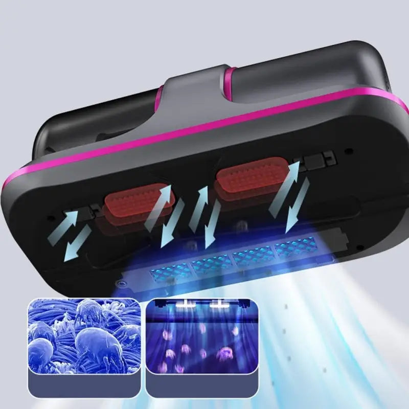 Kabelloser Handstaubsauger - Anti-Milben - UV und Vibration