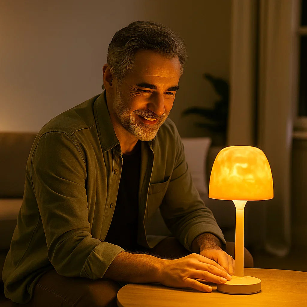LumiAura Tischlampe | Magische Atmosphäre für jeden Raum