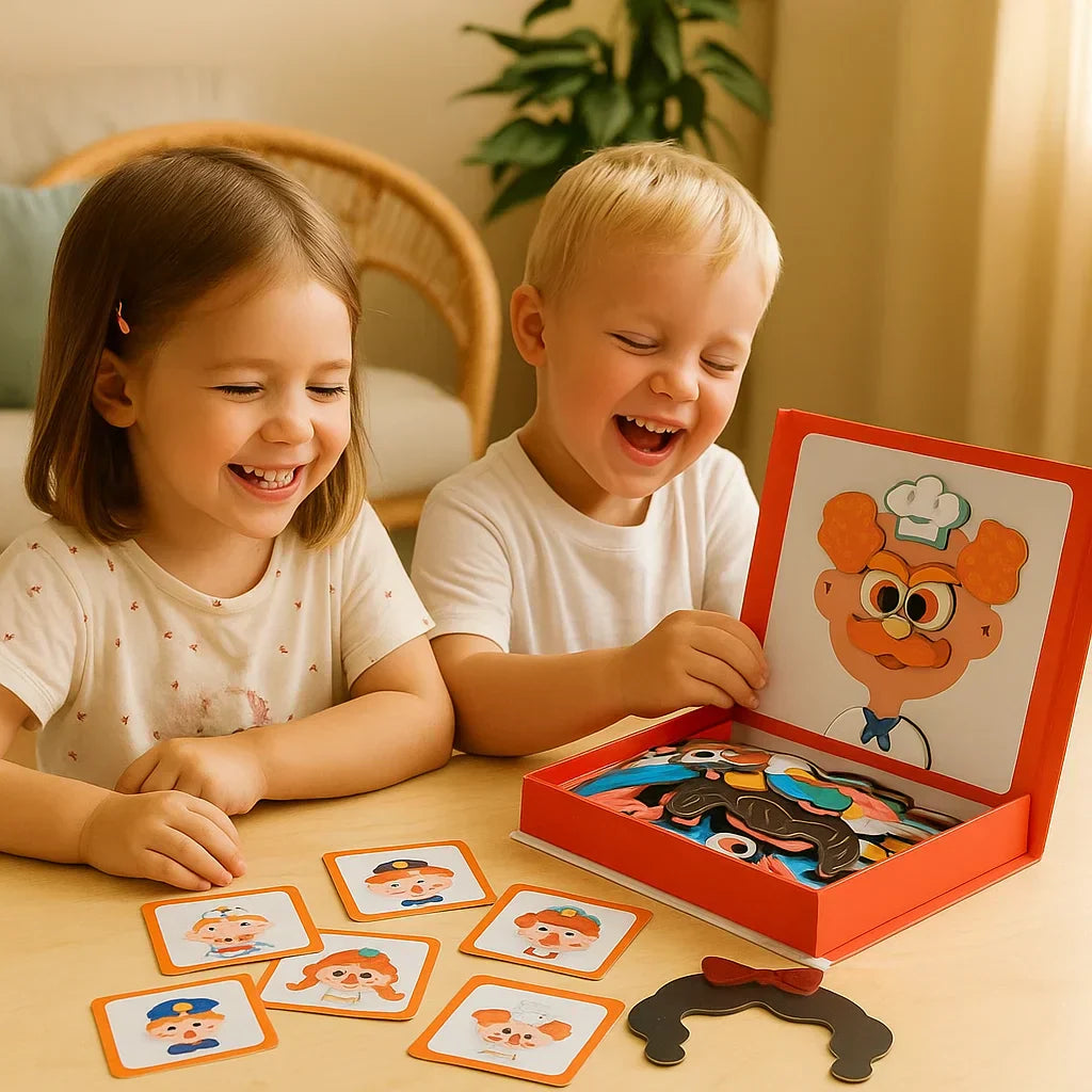 FaceJoy | Lernpuzzle-Spiel für Kinder über Gesichtsausdrücke