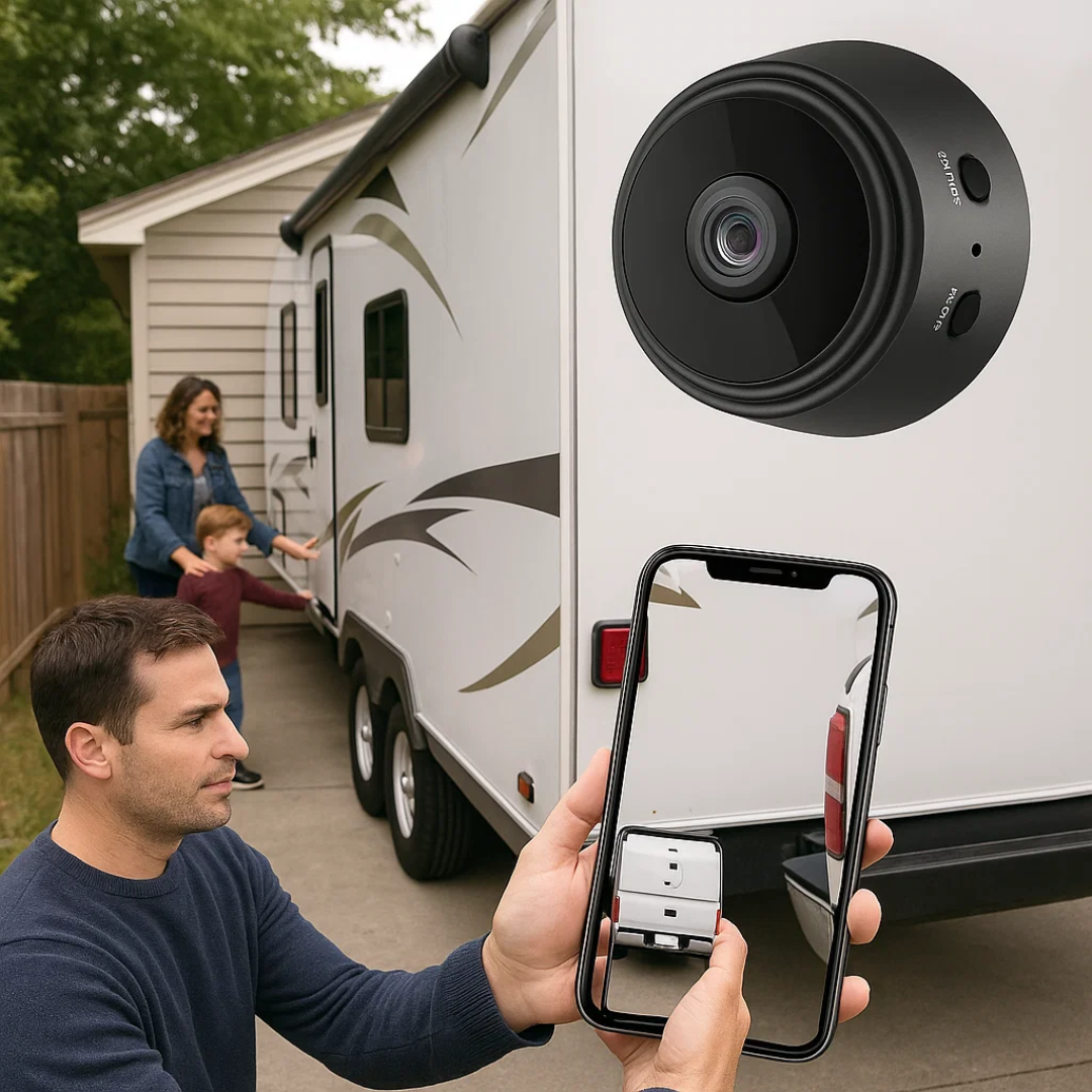 AutoVision | Drahtlose HD Rückfahrkamera für Wohnmobil, Lkw und Anhänger