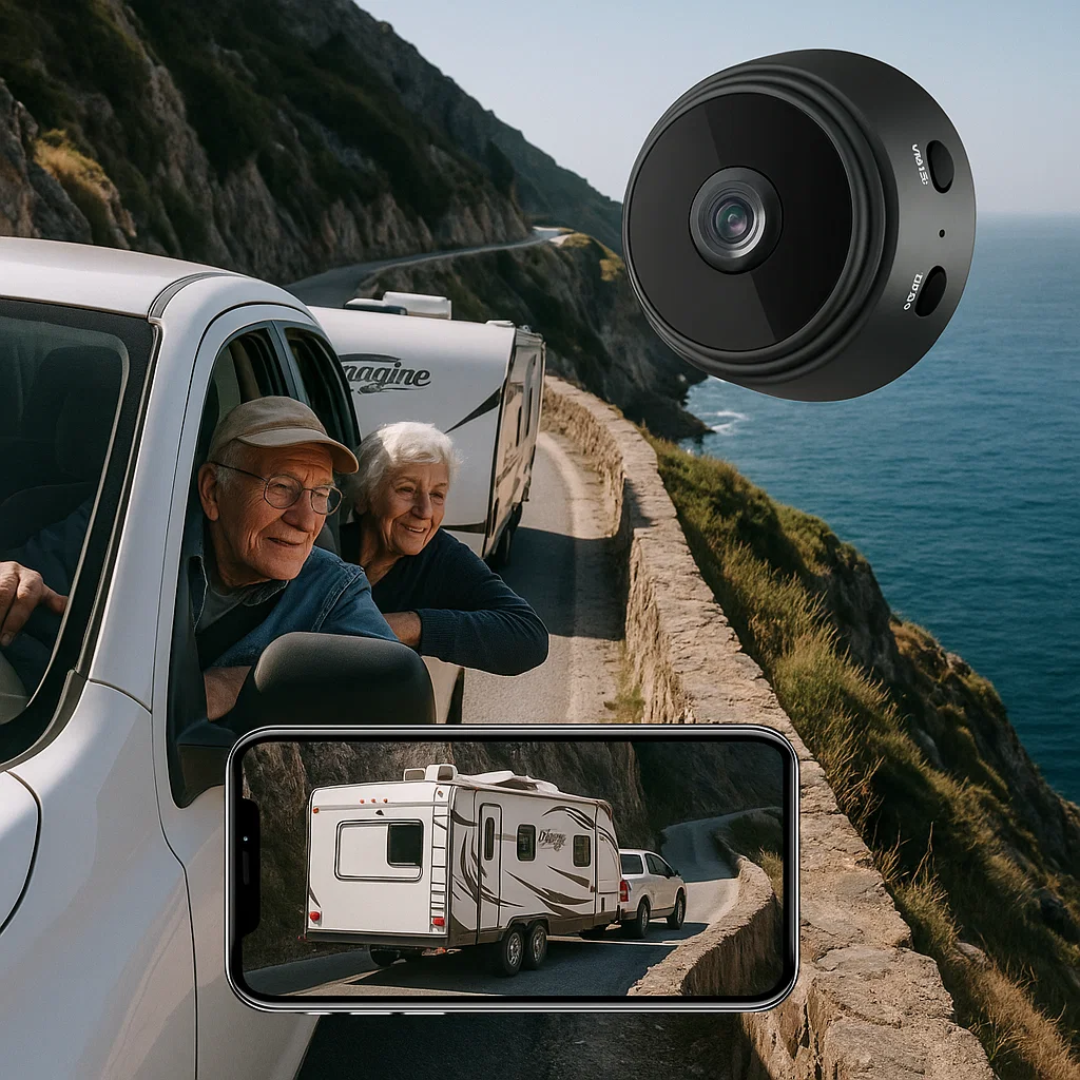 AutoVision | Drahtlose HD Rückfahrkamera für Wohnmobil, Lkw und Anhänger