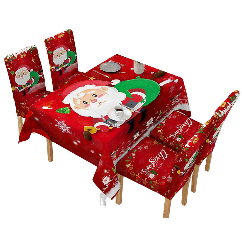 JoyTable Weihnachtstischdecke – Festliche Tischdecke aus nachhaltigem Stoff für die Feiertage