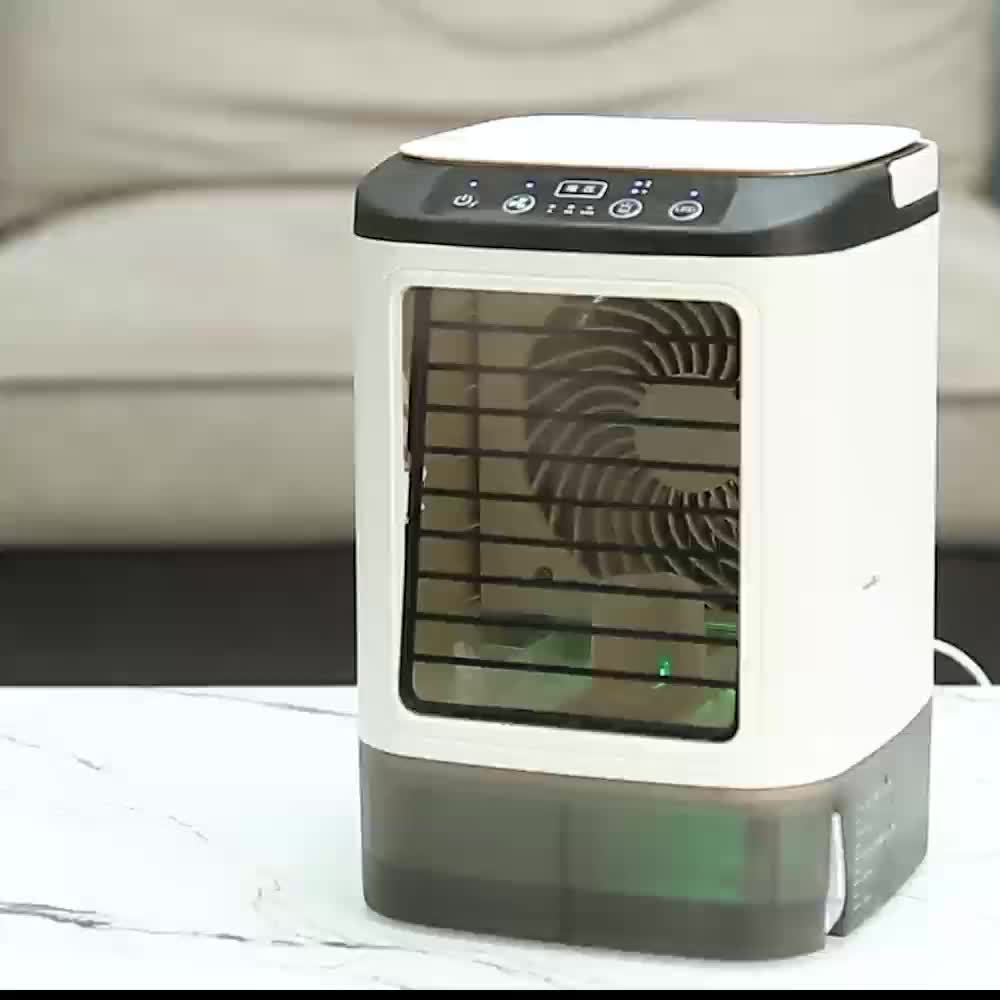 Tragbare Mini-Klimaanlage Wassergekühlt – USB-betrieben mit großem Reservoir