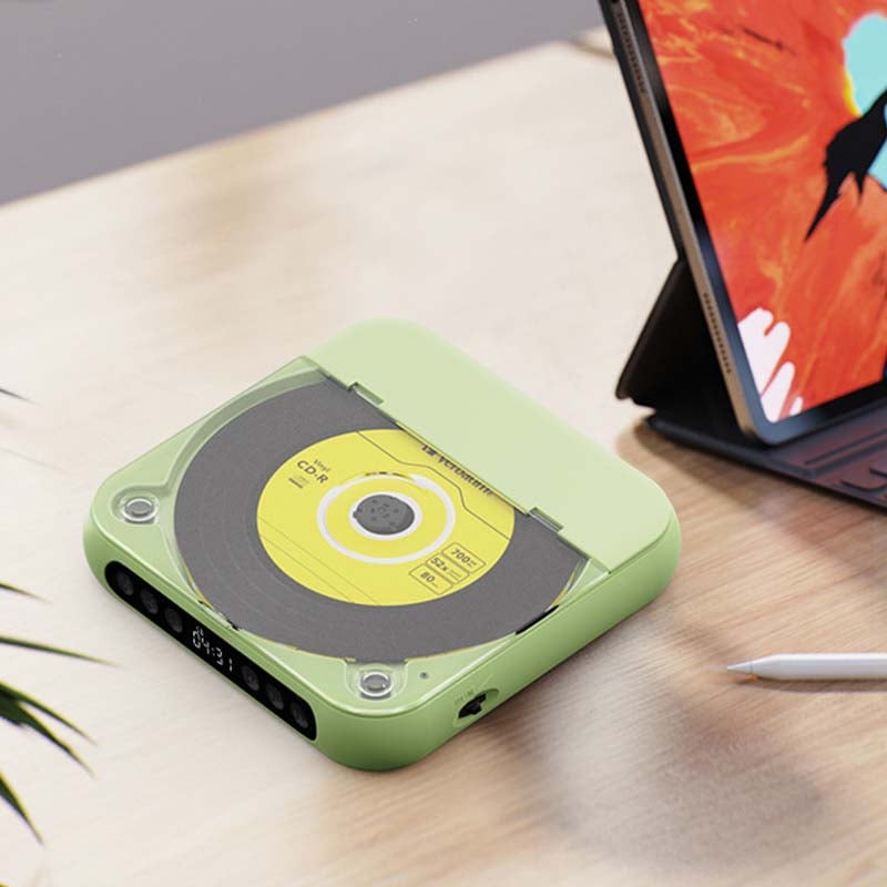 Tragbarer CD-Player - Bluetooth | Hi-Fi Klang | Mehrere Farben