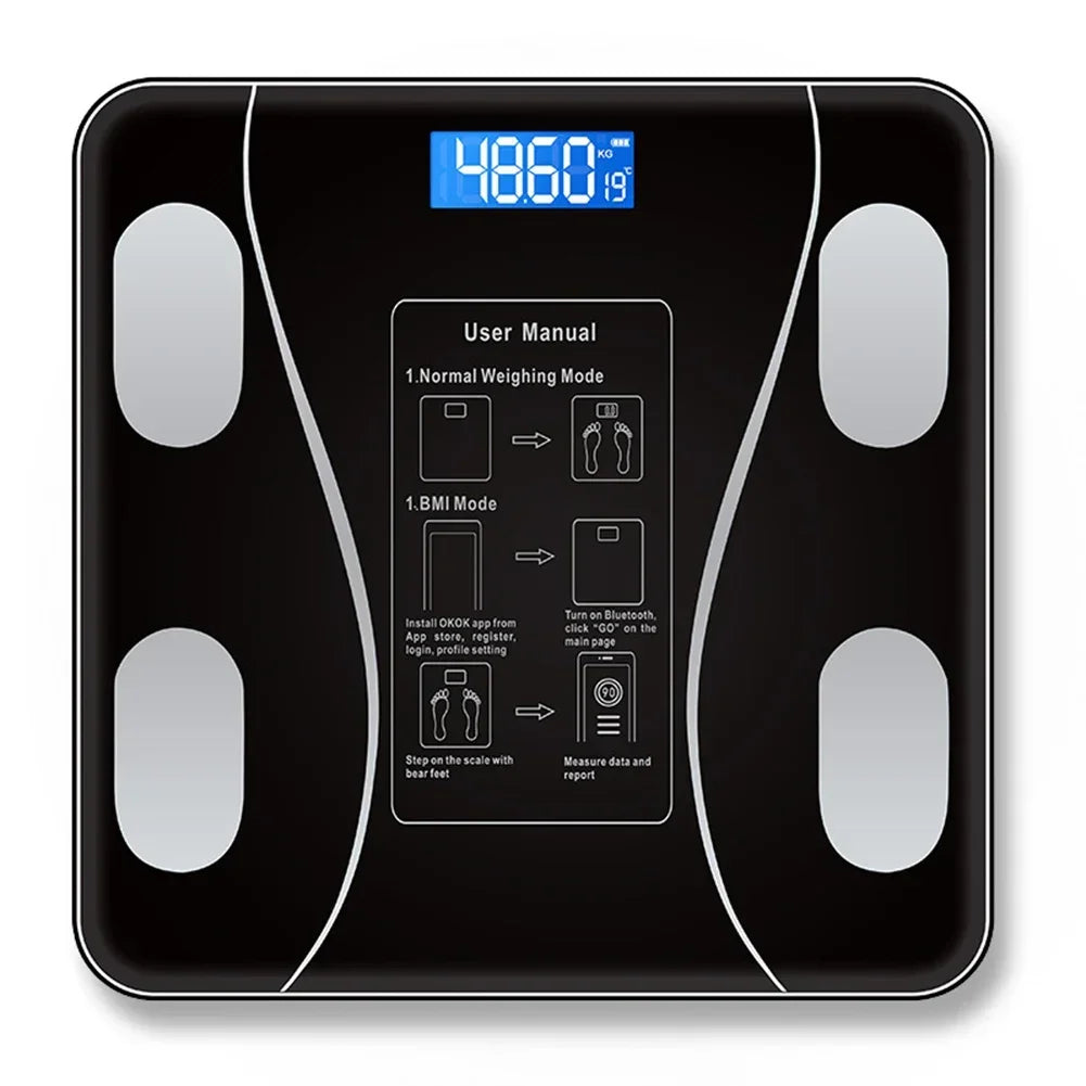 Wägeskala Impedanzmessgerät - Präziser Körperfettanteil und BMI