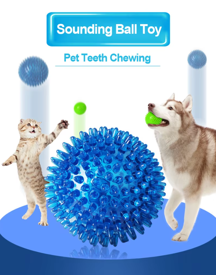 Hundespielball mit Noppen - Zahnmedizinische Hygiene & Spiel