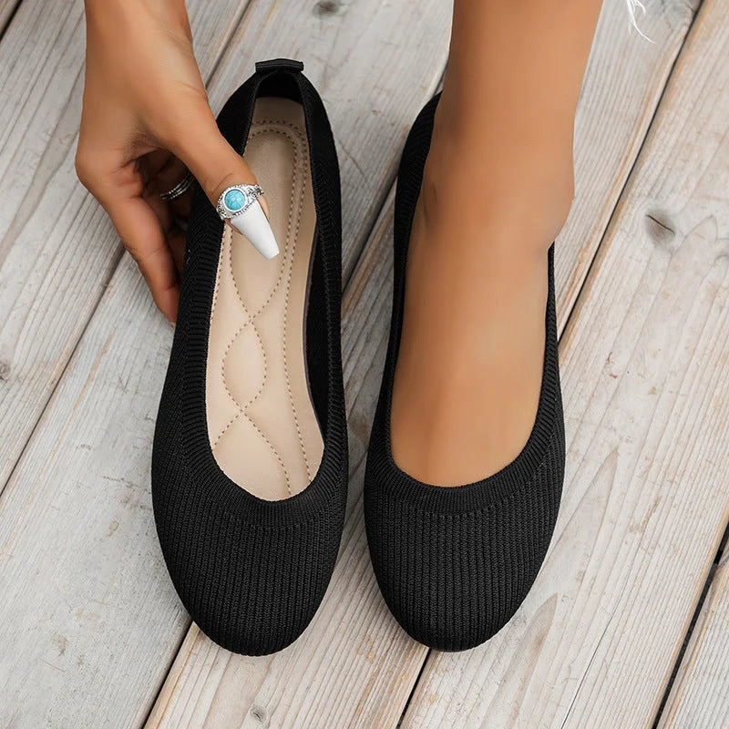 Bequeme und Elegante Ballerinas - Rutschfest, Atmungsaktiv