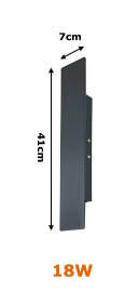 Wasserdichter LED Streifen - Außenwandleuchte IP65