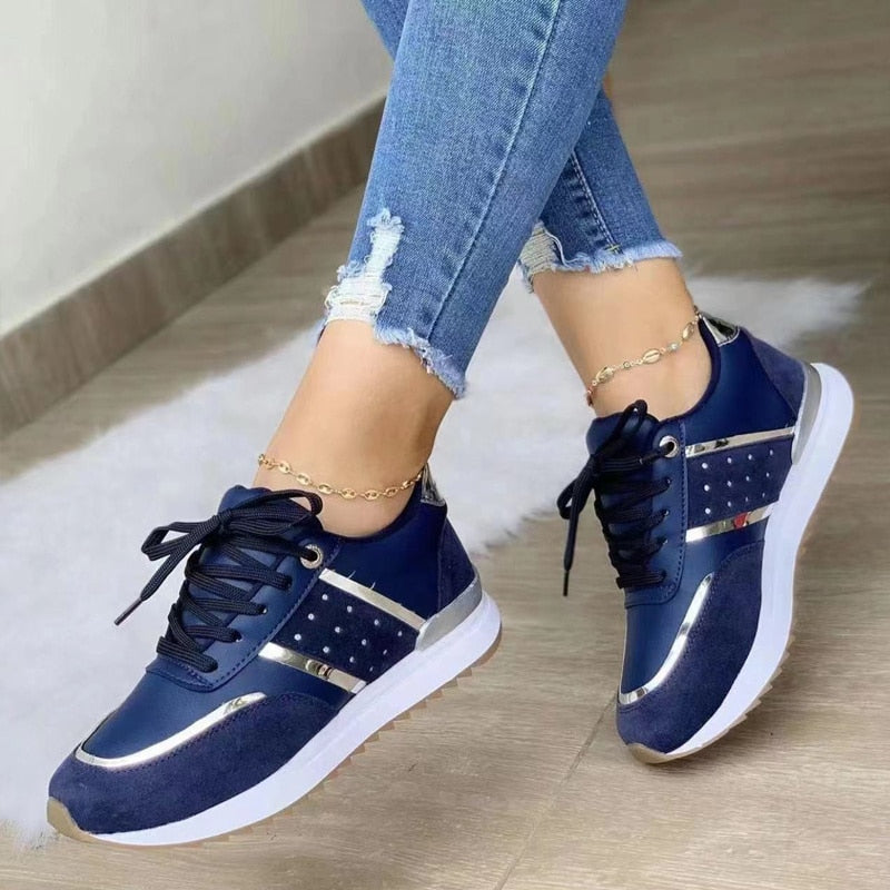 Damen Sneakers Komfort - Atmungsaktiv & Elegant