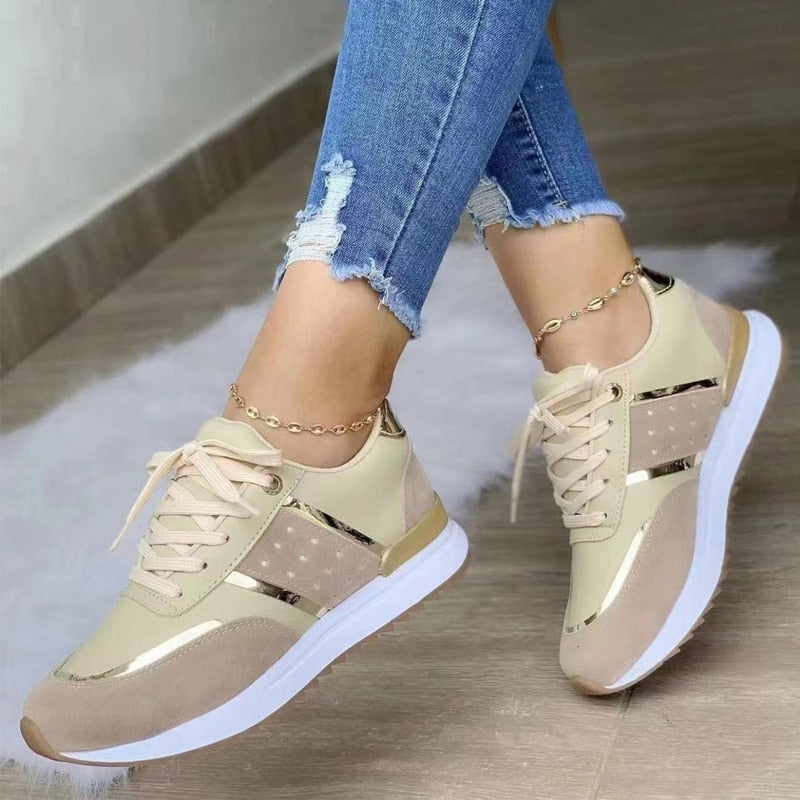 Damen Sneakers Komfort - Atmungsaktiv & Elegant