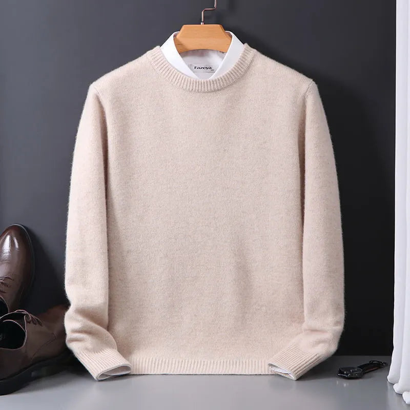 Winterlicher Stilvoller Kaschmir-Herrenpullover - Oliver