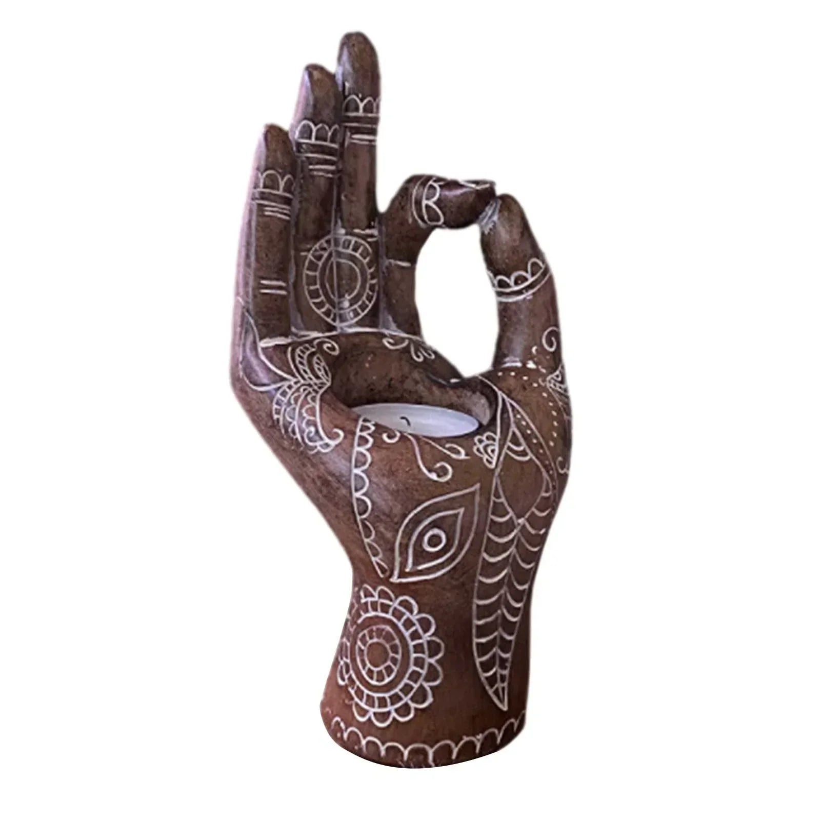 Buddha Hand Kerzenhalter - Zen Dekor - Gelassenheit