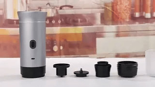KaffeeGenie Tragbare Espressomaschine | Vielseitige 3-in-1-Lösung für perfekten Kaffee unterwegs