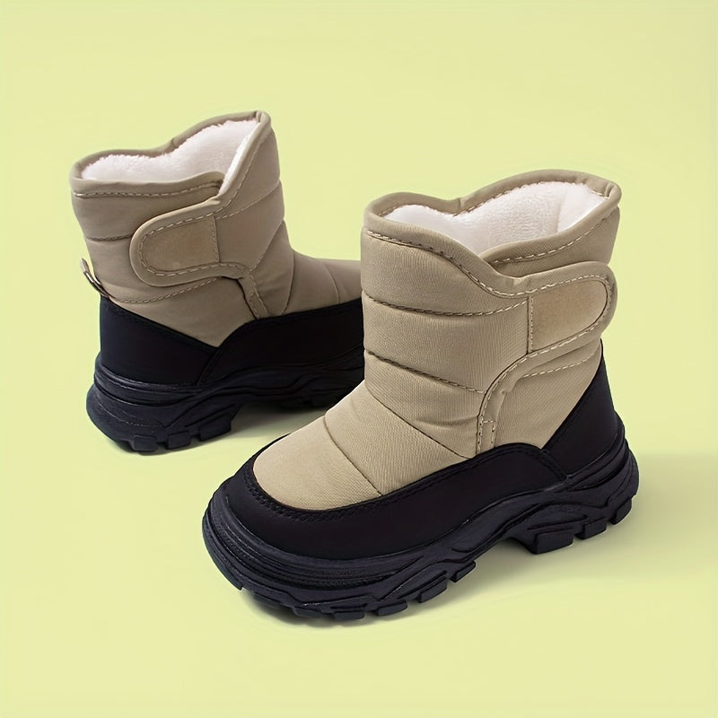 Winterstap Kinder Schneestiefel – Warme Fleecefütterung und Rutschfeste Sohle