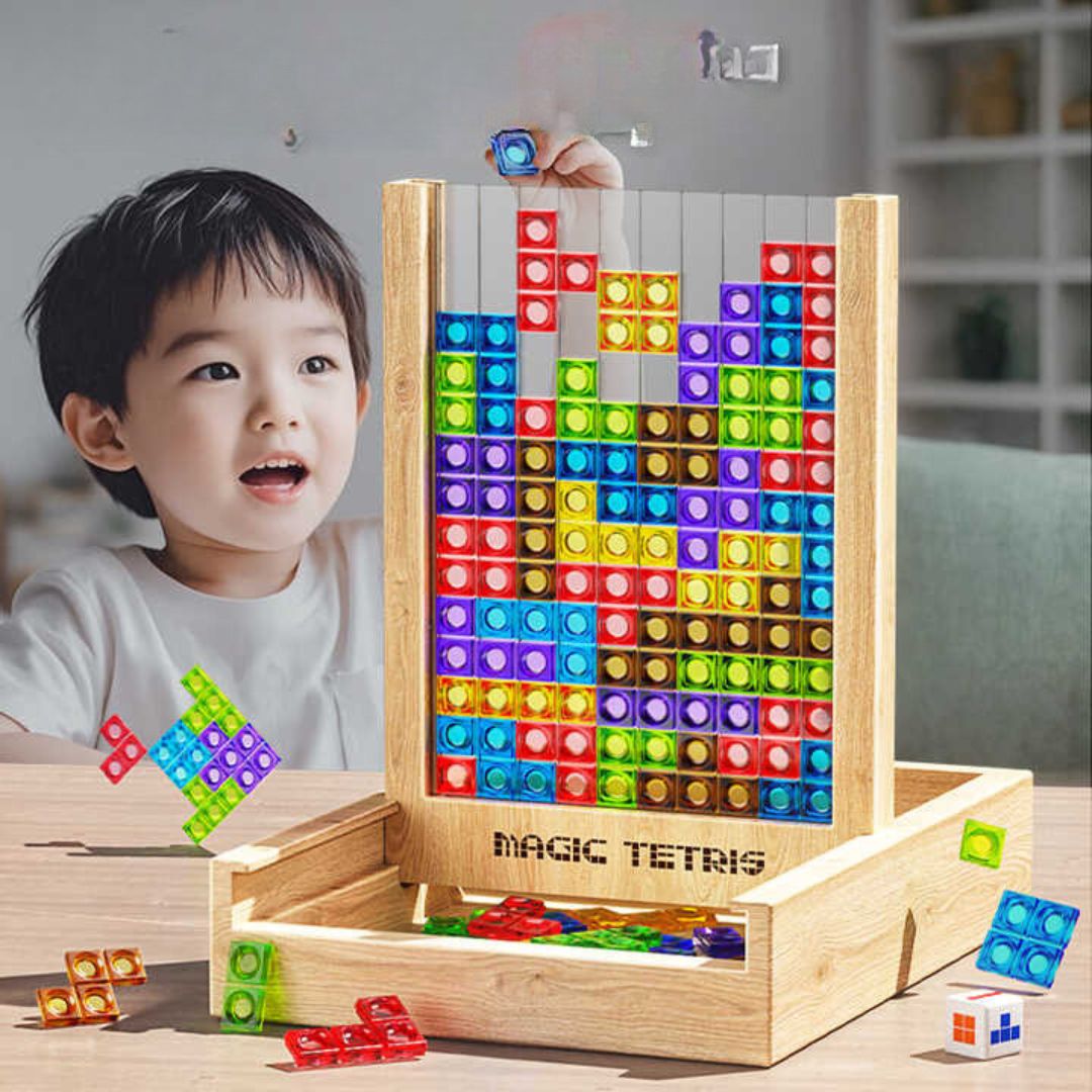 Holz Tetris Spiel Magisches Spielzeug