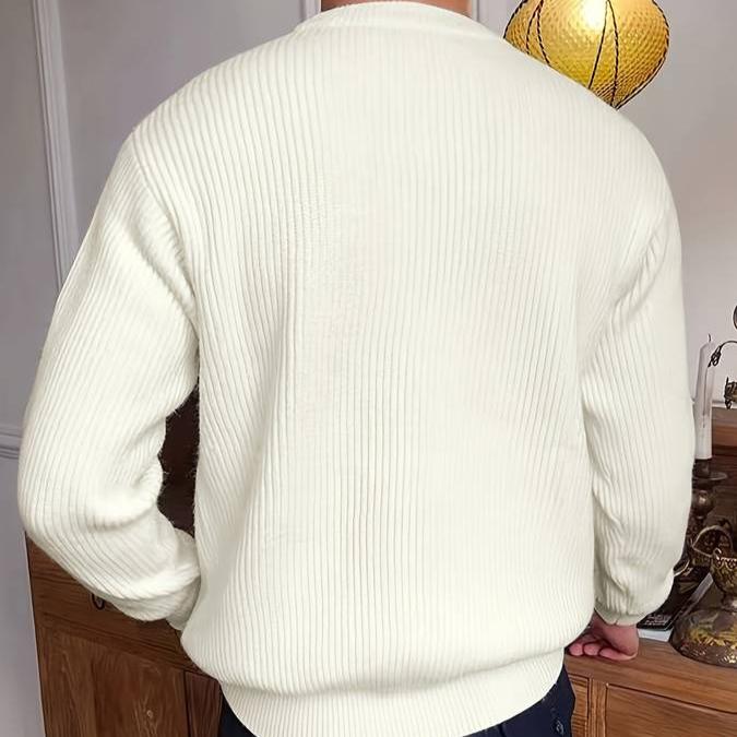 Klassischer Pullover für Herren | Warm