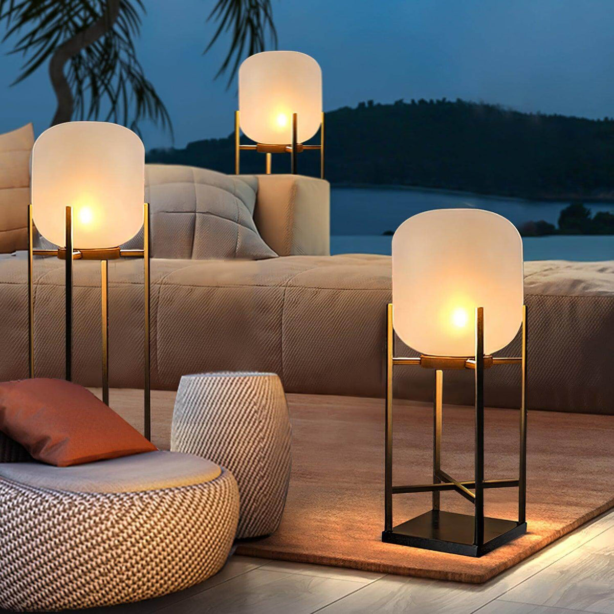 Solar Stehlampe für den Außenbereich – Nachhaltige Stimmungsbeleuchtung für Garten und Terrasse