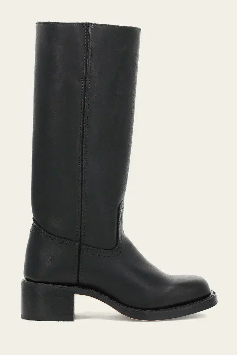 WesternSoul hohe Damenstiefel – stilvolle Lederoptik mit Blockabsatz und Western-Flair
