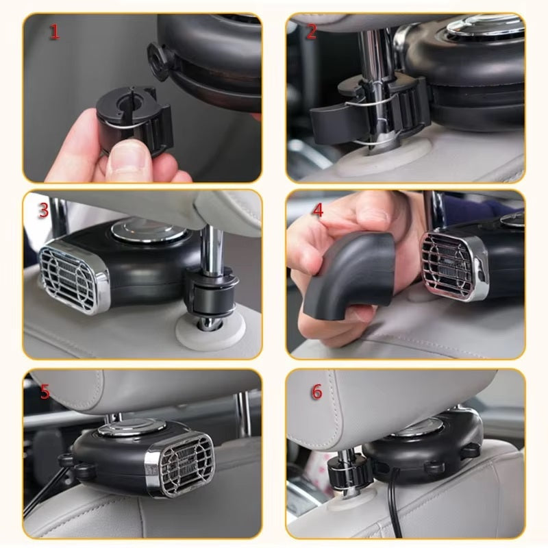 12V Autoheizung – Tragbare Autoheizung mit 360° verstellbarem Winkel
