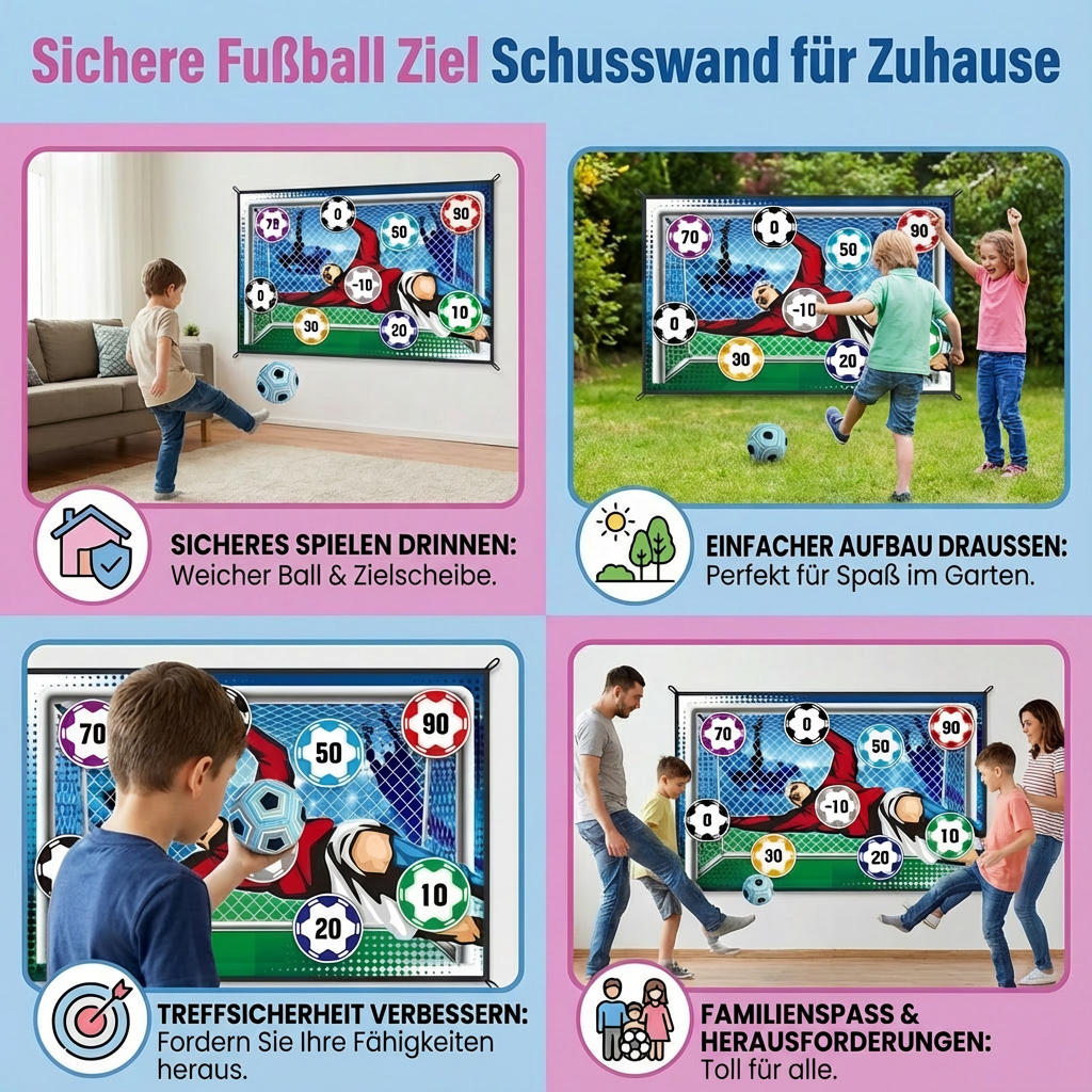 Heim Fußballtor Schusswand Sicher und Effektiv