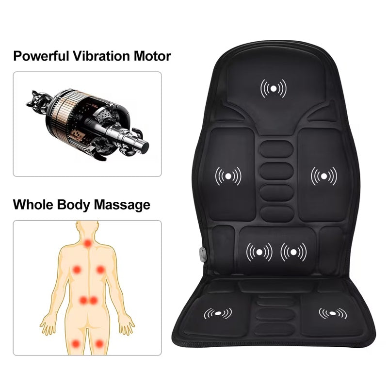 Elektrisches Massage-Sitzkissen mit Wärme – Massagekissen für Zuhause und Auto