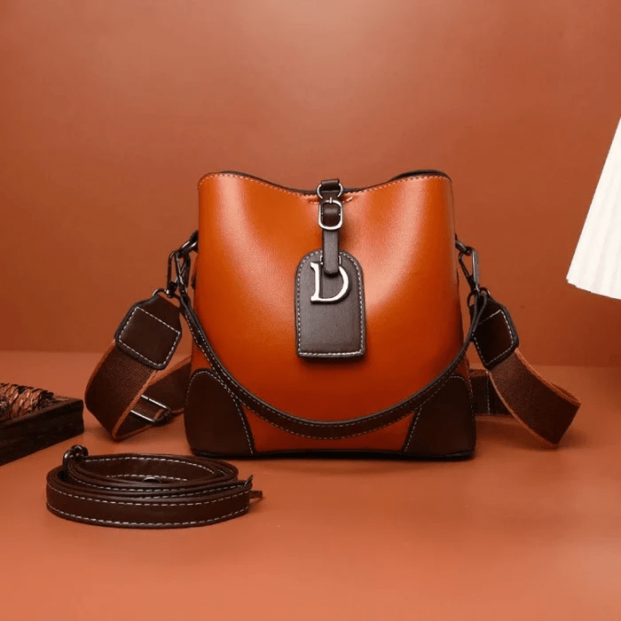 AllureLuxe | Elegante Leder Schultertasche Stilvolles Design