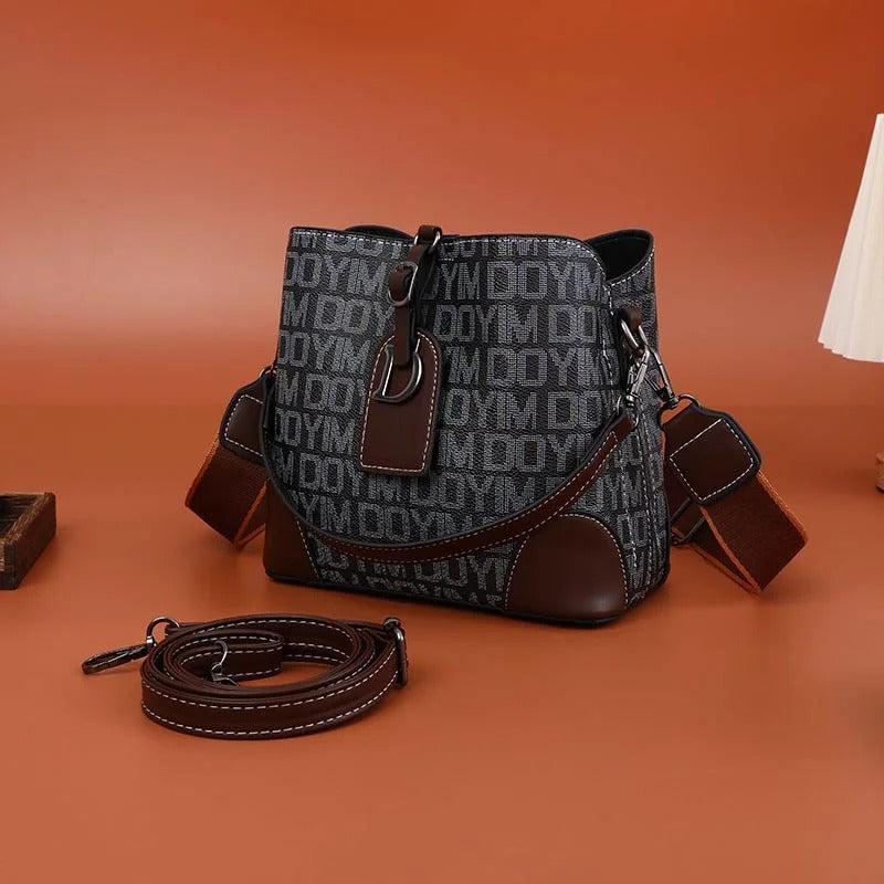 AllureLuxe | Elegante Leder Schultertasche Stilvolles Design