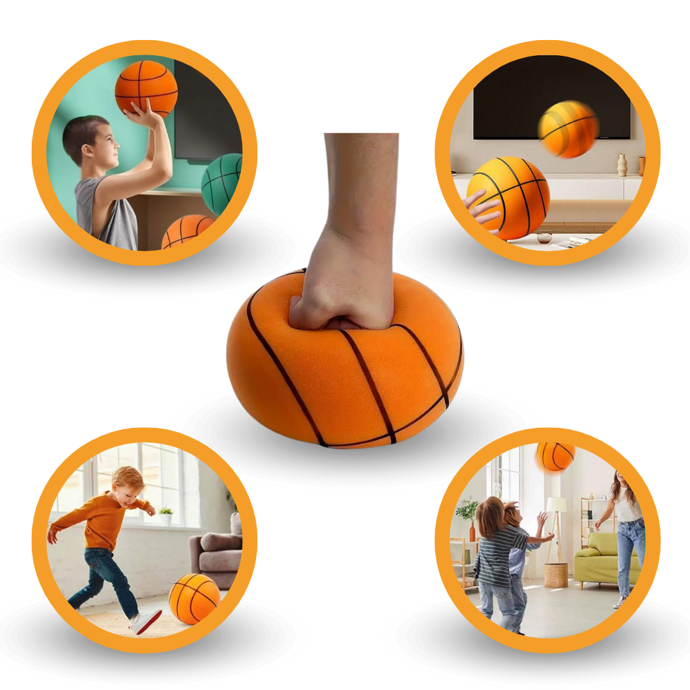 Farbenfroher leiser Basketball für Kinder