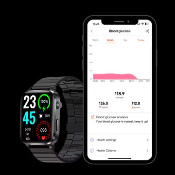 VitaTrack Wellness-Smartwatch für die Überwachung zu Hause
