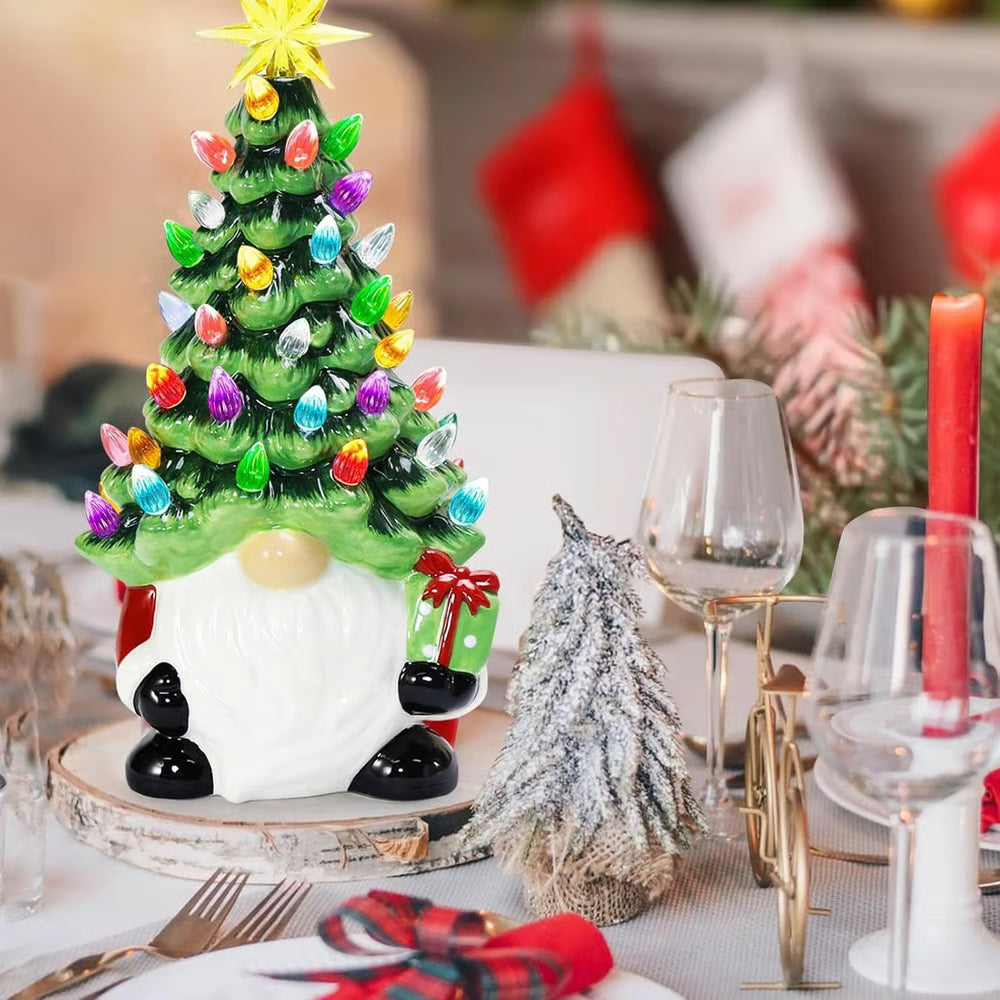 GnoomLicht Weihnachtswichtel – Leuchtende DIY Dekorationsbaum mit LED