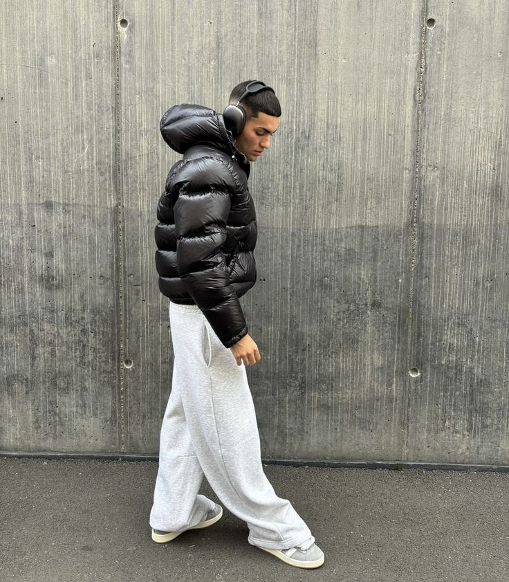Fabian™ Herren Sherpa Gefütterte Stepp-Winterjacke