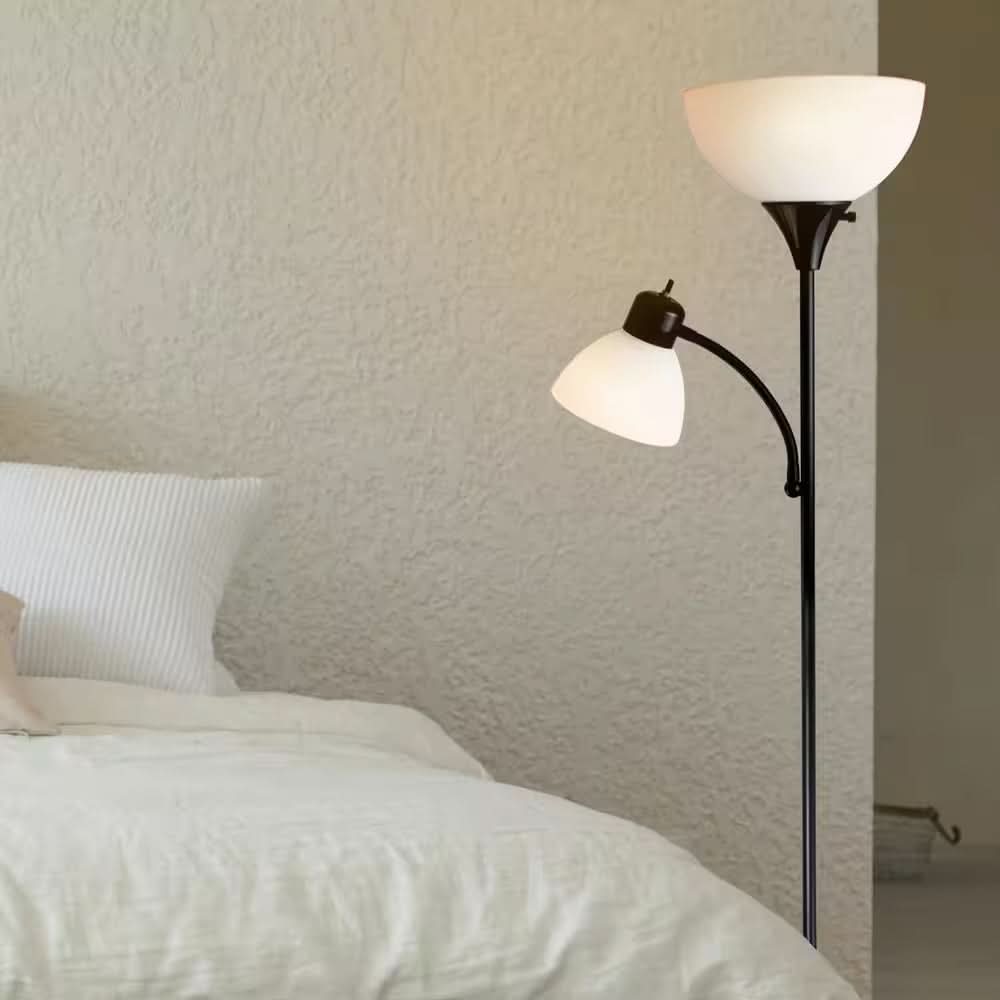 LED Stehlampe mit Zwei Lichtquellen – Stehlampe mit Leselampe