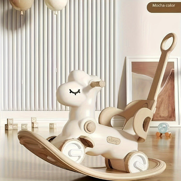 Twist & Ride: 2-in-1 Baby Schaukelpferd und Laufrad - Sicheres und Lustiges Spielzeug