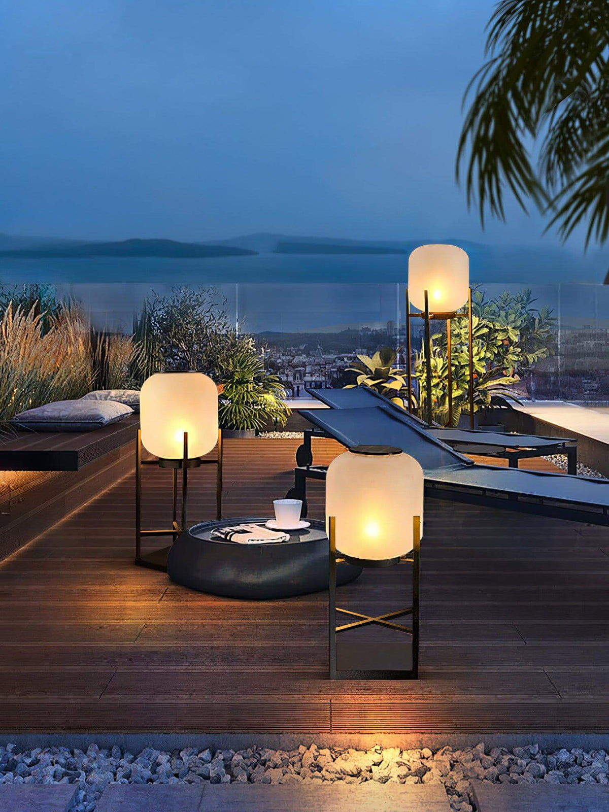 Solar Stehlampe für den Außenbereich – Nachhaltige Stimmungsbeleuchtung für Garten und Terrasse