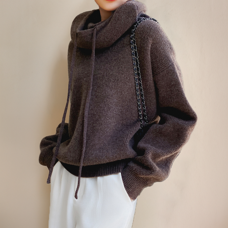 Merino Damen Rollkragenpullover – Weicher Warmer Pullover für Eleganten Winterstil