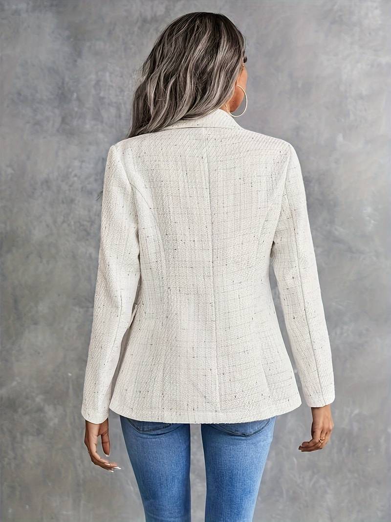Tweed Blazer Eleganzia – Schicker Damenblazer für Business und Casual Look
