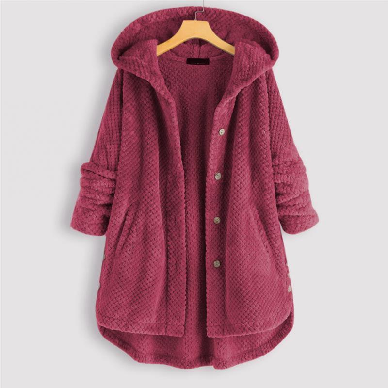 Fleecejacke mit Kapuze im Trend für den Winter 2026 - WinterFleeceLux