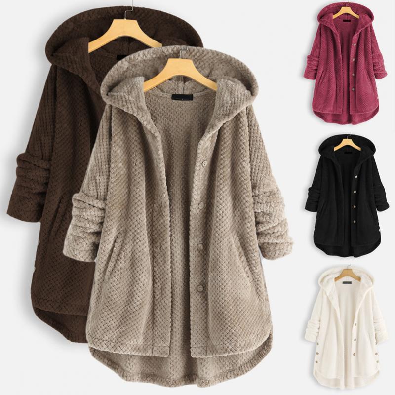 Fleecejacke mit Kapuze im Trend für den Winter 2026 - WinterFleeceLux