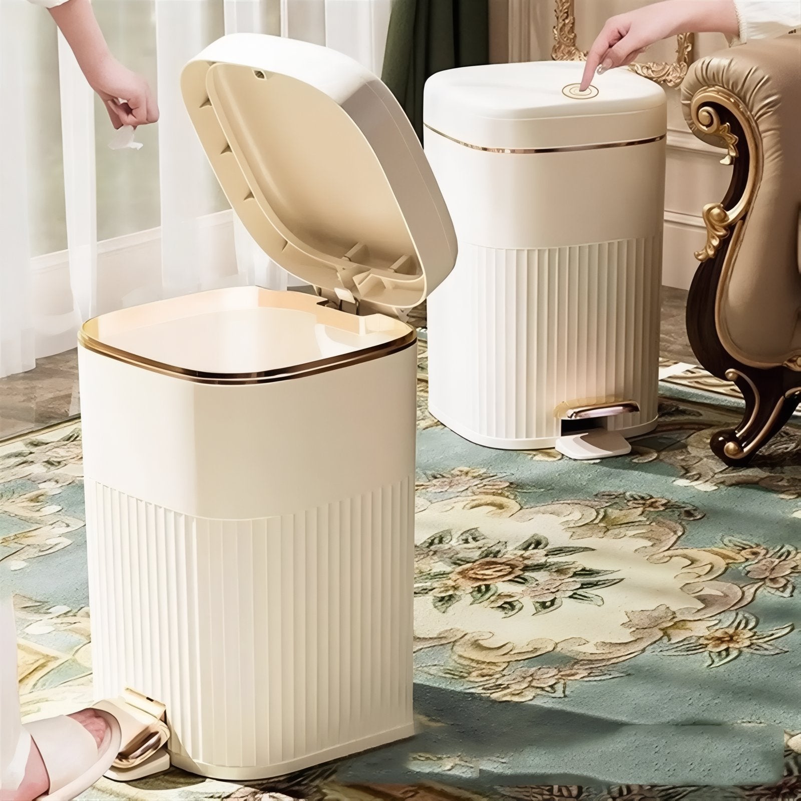 EliteBin - Pedalabfallbehälter mit elegantem Design für eine problemlose Abfallentsorgung