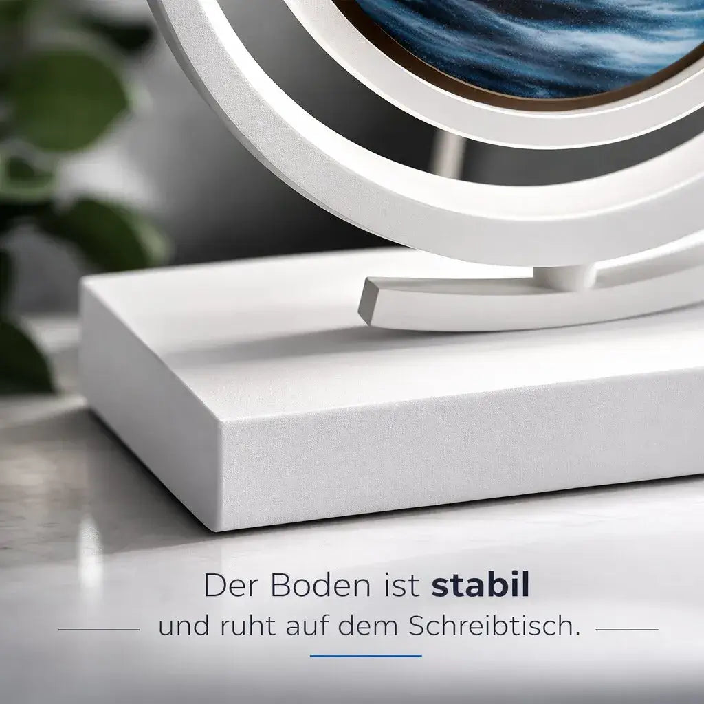 Deko LED Tischlampe | Moderne Designerlampe | Sandbild zum Drehen | SandScape