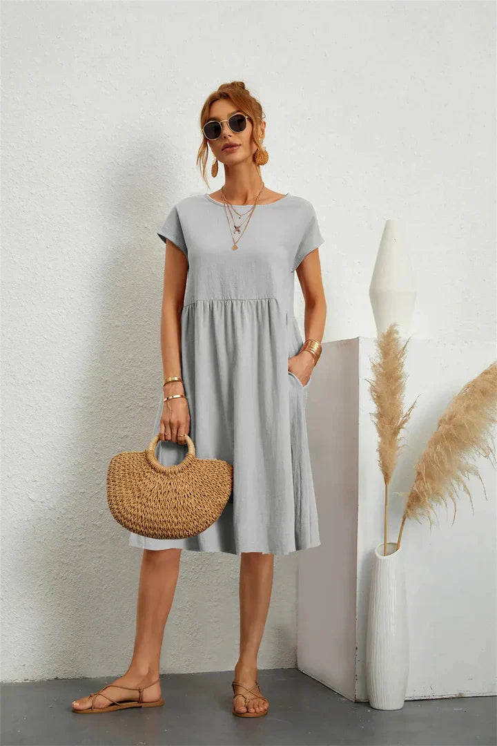 Sol | Elegantes Kleid für festliche Anlässe mit sommerlicher Leichtigkeit