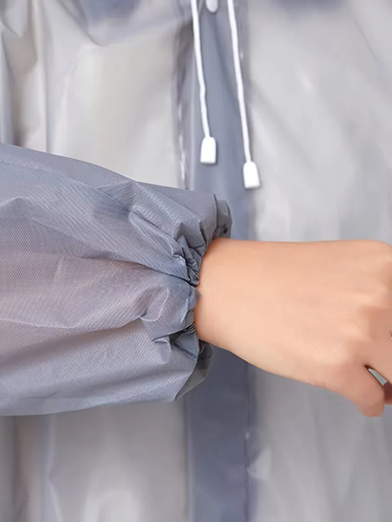 Unisex Regenjacke mit Kapuze – Wasserdichter Schutz gegen Regen und Wind