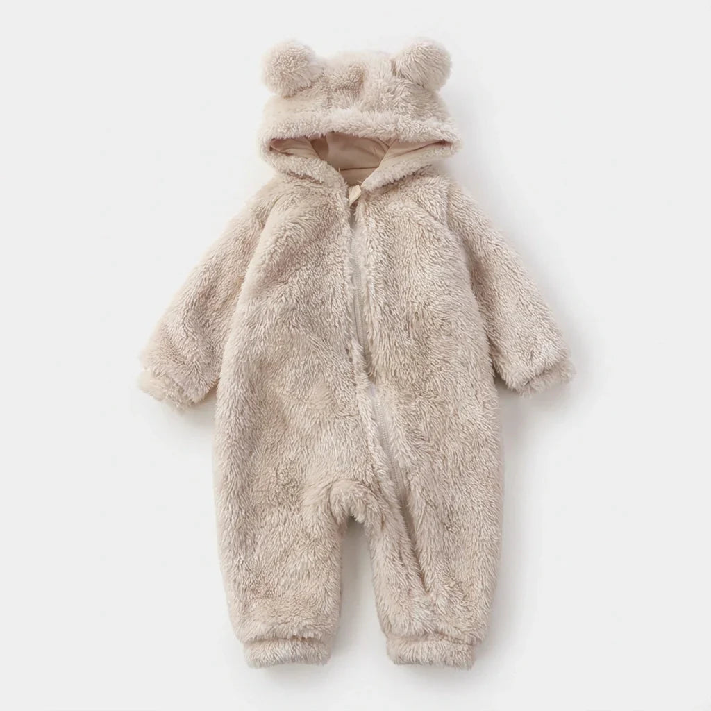 BabyBear | Plüsch Bär Winter Baby Overall Weiche Cozy Outfit