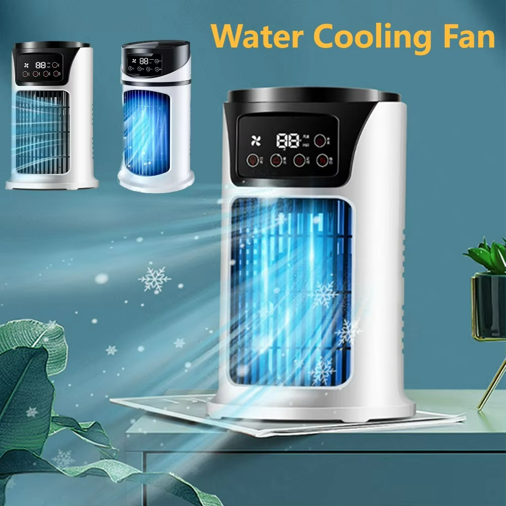 ClimaÉlan AirCooler | 3-in-1 Nebelventilator mit Luftbefeuchter & LED-Ambiente-Licht