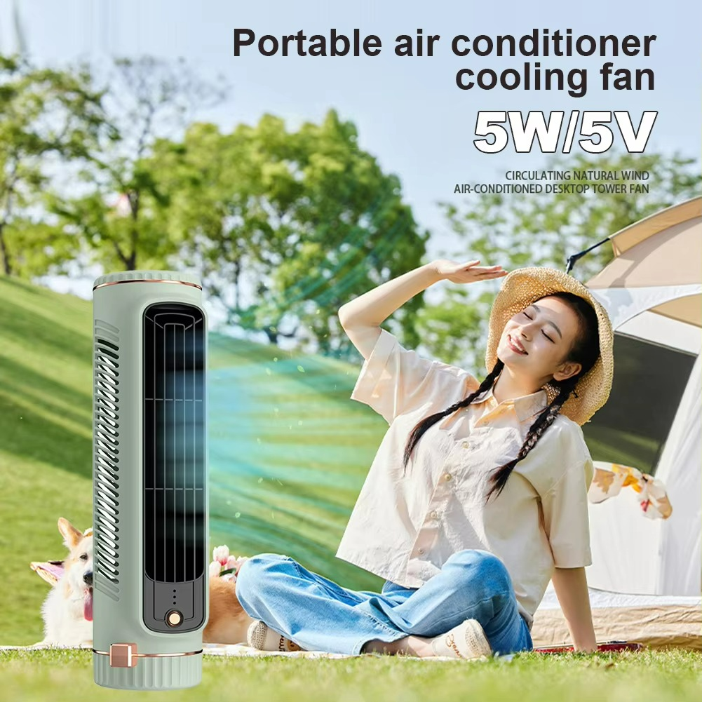 AeroBreeze bladloser Ventilator | 360° Luftzirkulation mit eisfrischer Brise