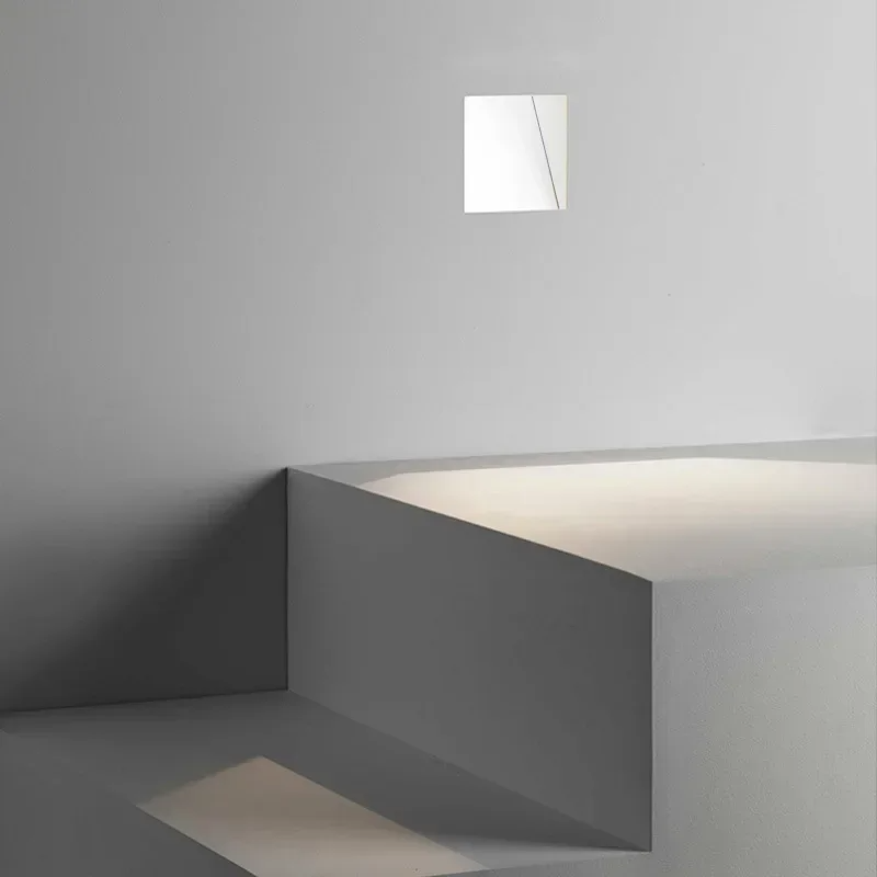 Nordic Rahmenloser Edelstahl Treppen LED Wand 1-Licht