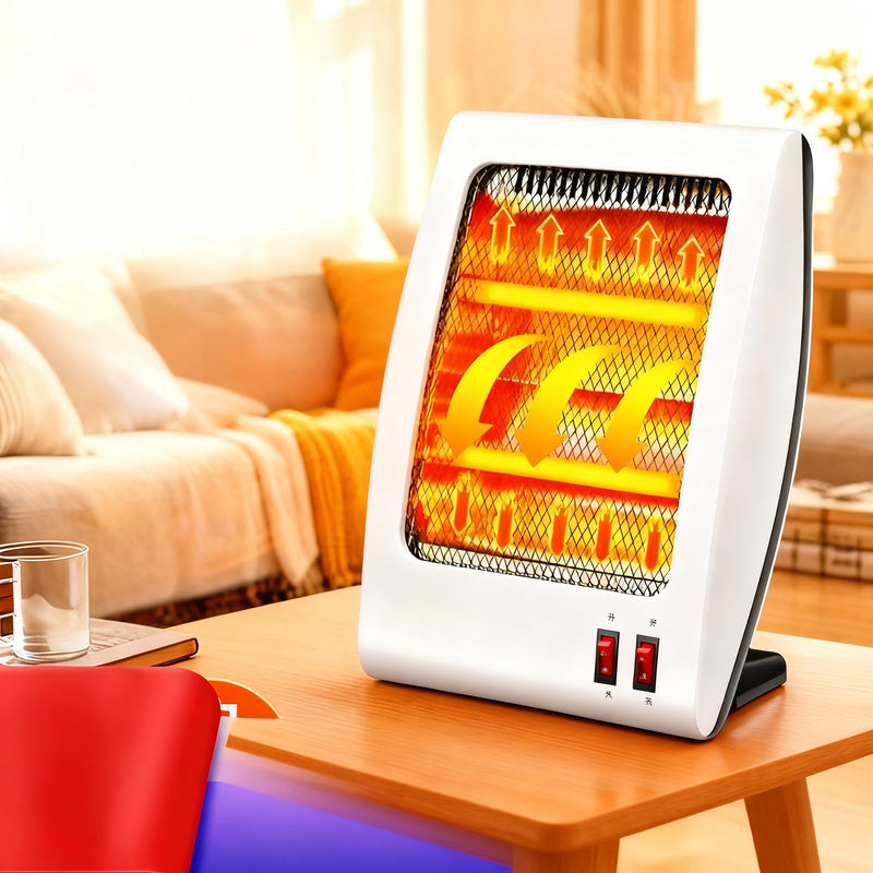 Tischheizung mit Ventilator – Kompakter Elektrischer Heizlüfter L6